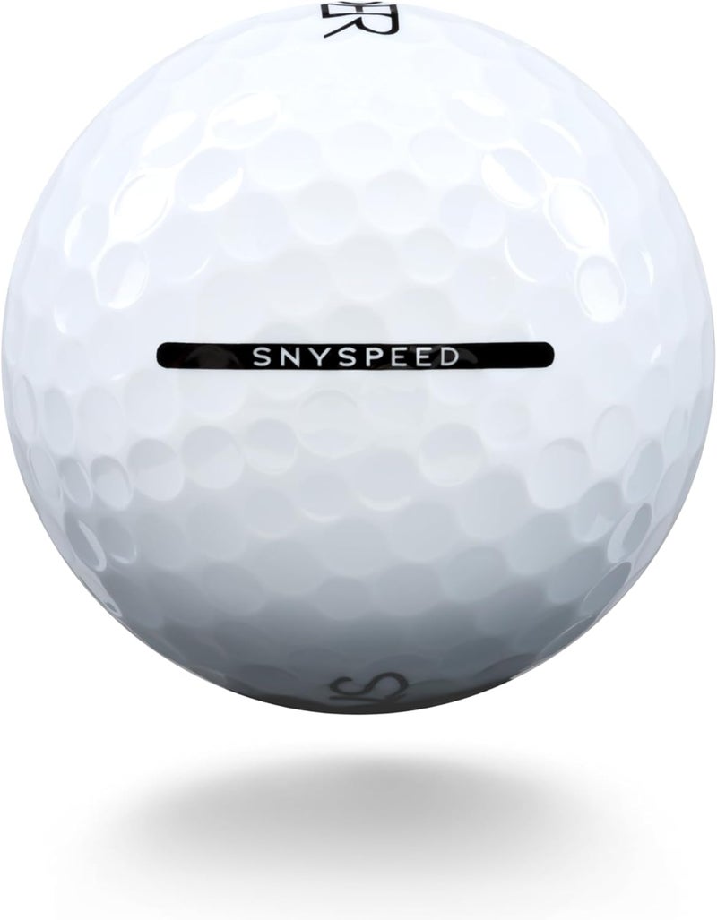 Snyder USA Speed Golf Balls - 3-Piece Construction Distance Golf Balls, 342 Dimples, 80 Compression, High Visibility Colored Golf Balls 12 Pack - Image 3